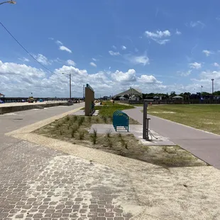 Walking and bike paths with benches to rest on!
