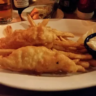 Halibut and Chips