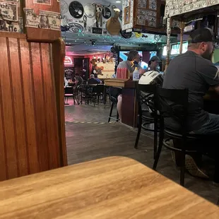 Inside dining at Buck&apos;s