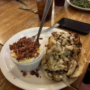steak, food