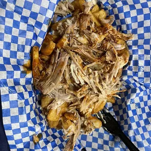 BBQ cheese fries
