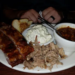 a plate of food