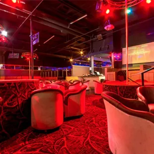 the interior of a nightclub