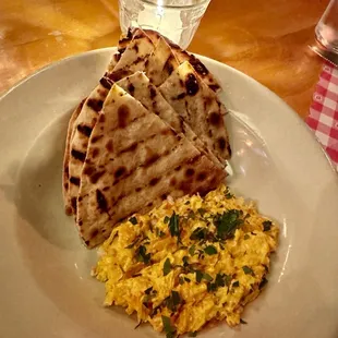 Carrot Dip with Pita