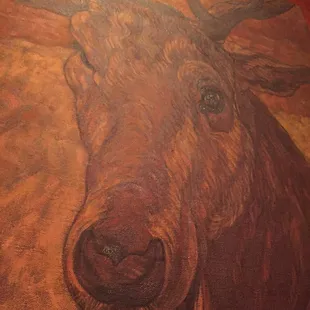My friend the stag watched me dine.