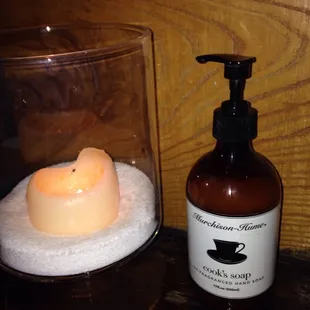 Very nice soap in the bathroom!