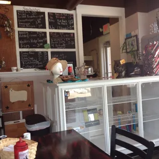Front counter where you order.
