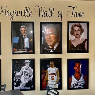 Maysville Hall of Fame - 3 Clooneys and Miss America!
