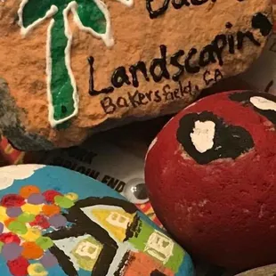 Painting rocks and hiding them throughout Bakersfield