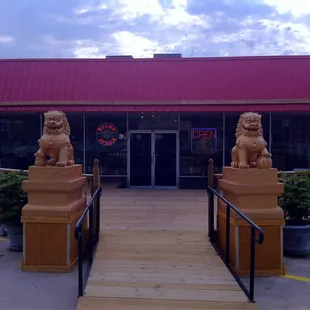 Front of the restaurant.