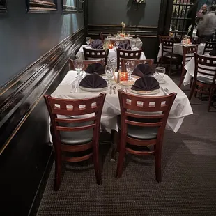 Part of the dining area