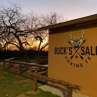 the outside of the building