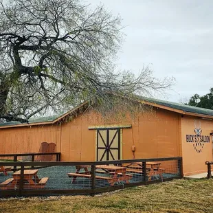 New patio to allow for outside smoking only. Non-smoking inside.