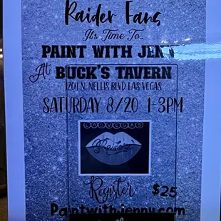 Wine and painting night.