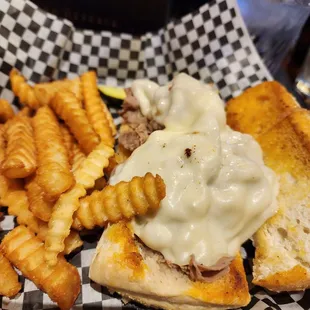 Itlatian Beef with provolone