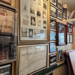 a collection of old cars and memorabilia