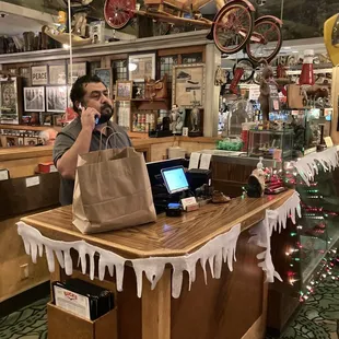 Horacio at the reception