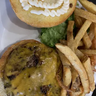 12 gauge burger with regular fries