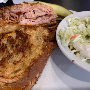 Ham and cheese had LOTS of ham!