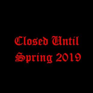 So sorry, but due to fish inventory we are closed until spring.