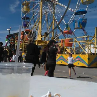 Funnel cake, fresh lemonade and a ferris wheel.