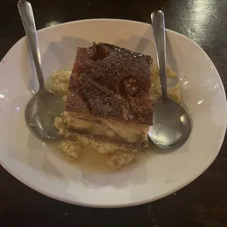 Bread Pudding w/ Whiskey Sauce