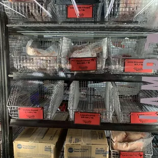 a rack of meats