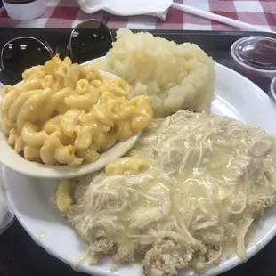 Meat and two veg