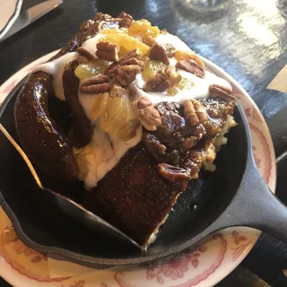 Warm Pecan Cinnamon Roll