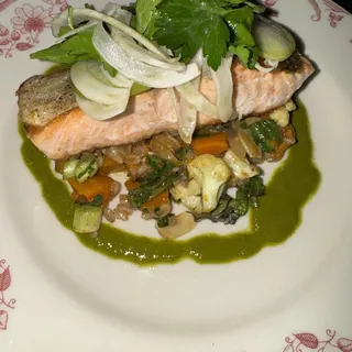 Seared Verlasso Salmon