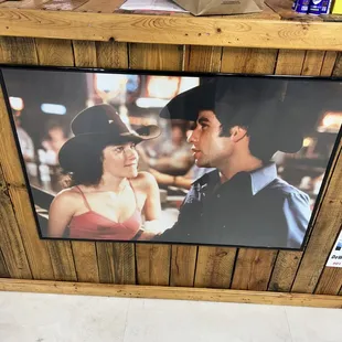 a man and a woman in a bar