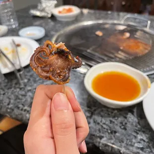 Spicy baby octopus