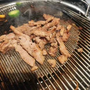 Marinated skirt meat