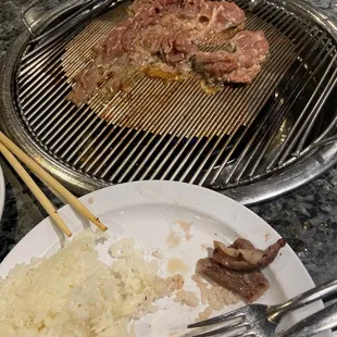 Delicious food, and tea