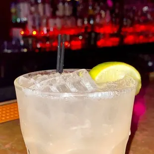 My cocktail with my flash on. I liked the drink so much I took two pics! Sorry....