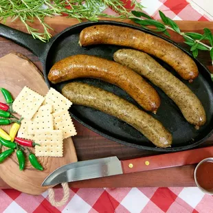 Hot and mild boudin