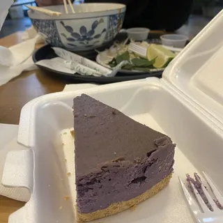 Okinawan Sweet Potato Cheesecake