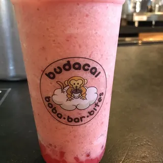 Strawberry Banana Milk Slush