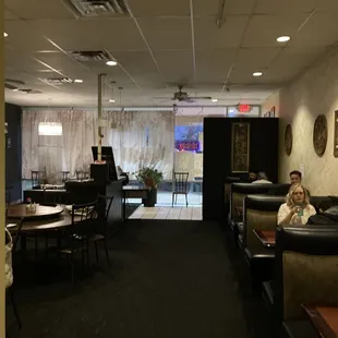 Budai Gourmet Chinese.  Inside the restaurant.