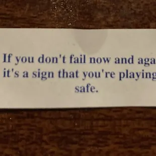 Budai Gourmet Chinese.  My fortune.