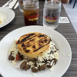 Arepa Rellena de carne