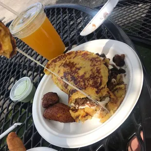 Cheesy goodness from Mechada Cachapa
