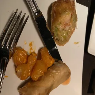 Dim Sun Tuna Tartare Egg Roll