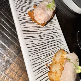 Hamachi crispy rice