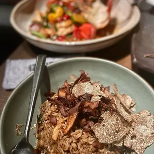 Mushroom Fried Rice with Truffle
