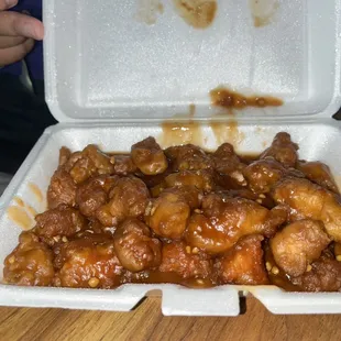 Peanut butter chicken