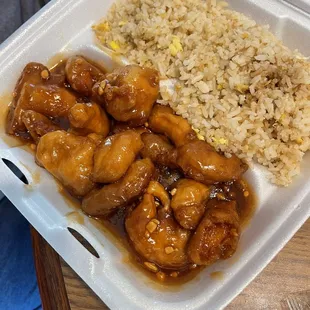 Peanut butter chicken lunch size