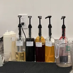 Syrup choices