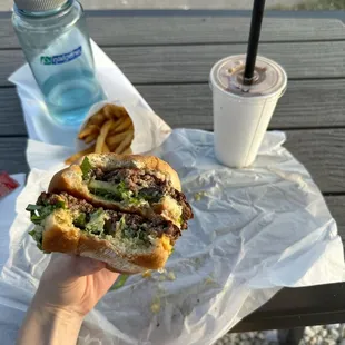 Big Buddha with chocolate milkshake