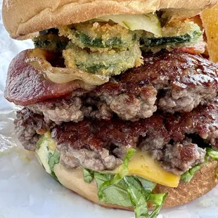 Big Buddah with bacon and fried jalapeños